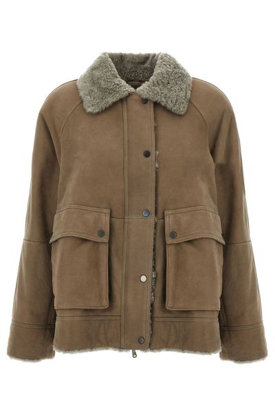 Brunello Cucinelli Fuzzy Outerwear Jacket