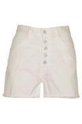Dondup Logo Plaque Frayed Hem Shorts