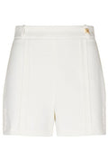 Elisabetta Franchi Raw-Edge Lightweight Crêpe Shorts