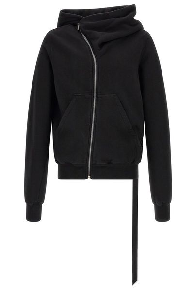 Rick Owens DRKSHDW Mountain Asymmetric Zip Hoodie