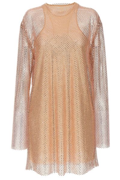 Philosophy Di Lorenzo Serafini Embellished Semi-Sheer Mini Dress