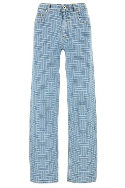 Kenzo Logo Embroidered Denim Jeans
