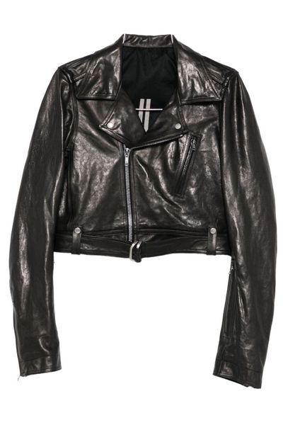 Rick Owens Belted Biker Jacket