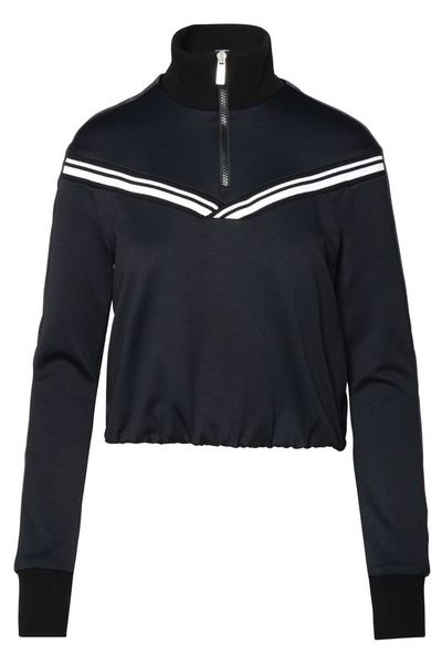 Off-White Zip-Up Straight Hem Track Jacket
