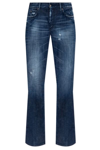 Dsquared2 Mid-Waisted Distressed Jeans