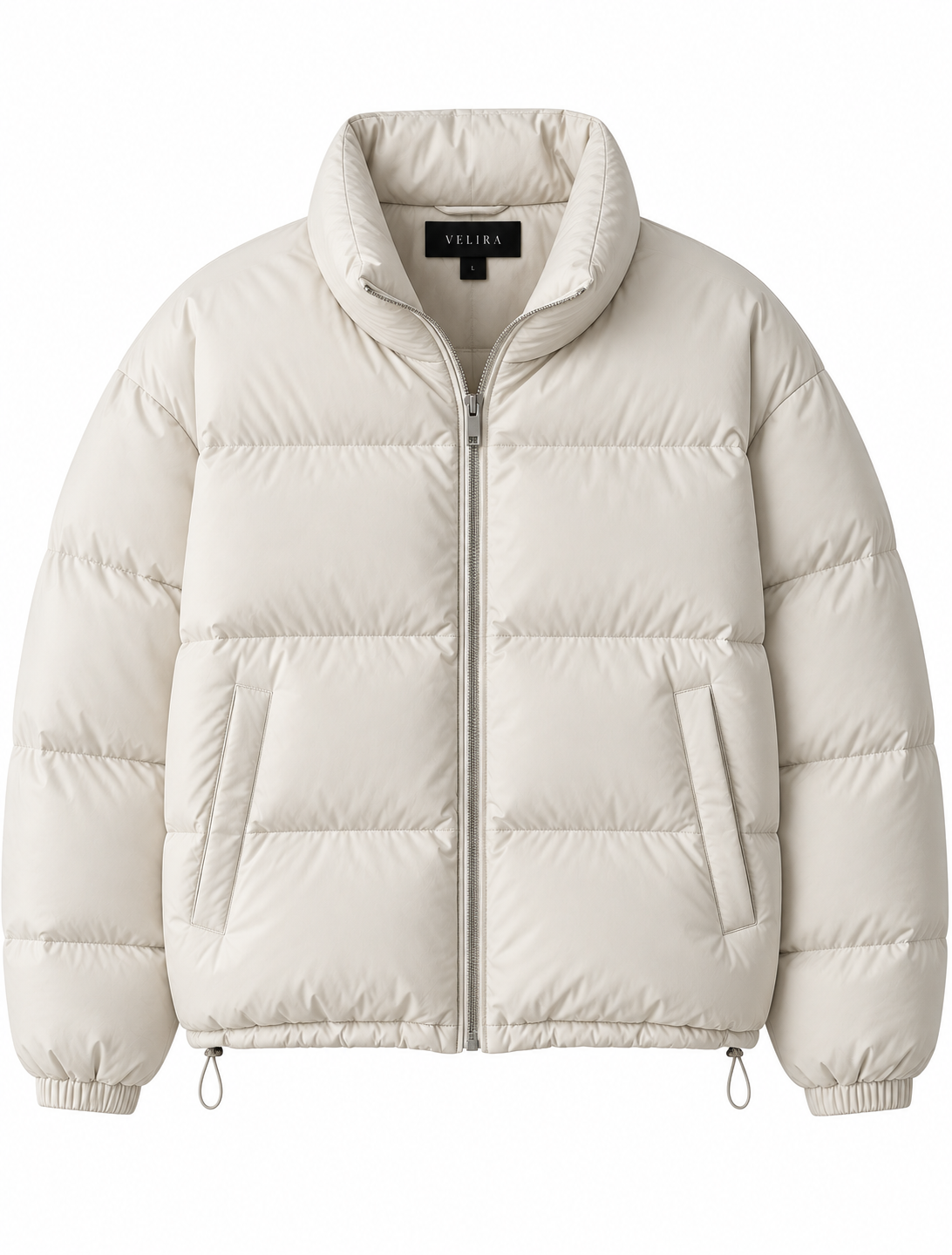 Velira Cream Puffer Jacket