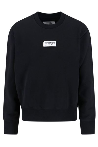 MM6 Maison Margiela Numbers Detailed Crewneck Sweatshirt