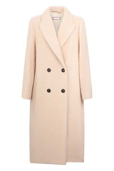 Peserico Double-Breasted Long Coat