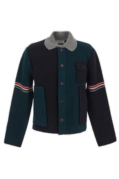 Thom Browne Patchwork Button-Up Cardigan