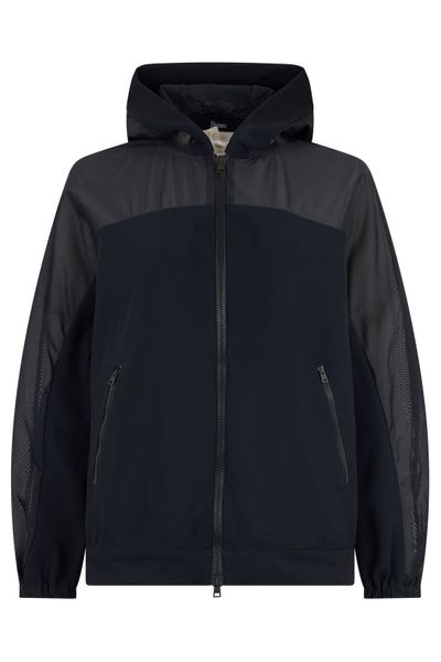 Herno Mesh Sleeve Hooded Jacket