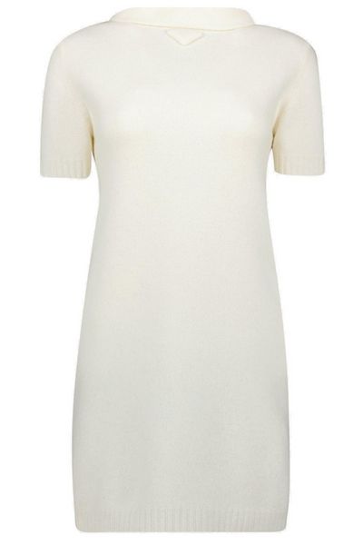Prada Short-Sleeved Knitted Dress