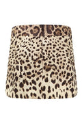 Dolce & Gabbana Low Rise Animal Print Skirt