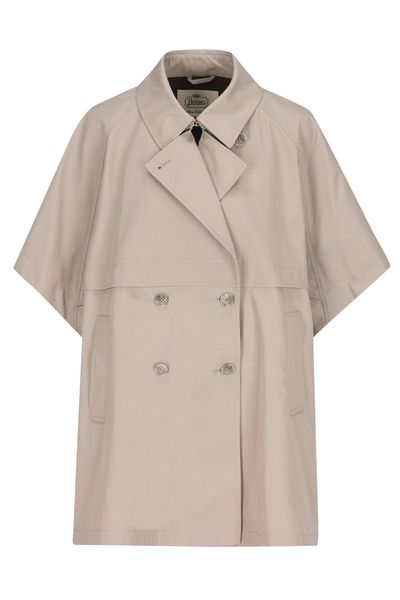 Herno Double Breasted Trench Poncho