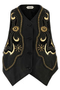 Versace Beaded Embellished Button-Up Waistcoat