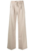 Kiton High Waist Drawstring Pants