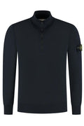 Stone Island Logo Patch Quarter-Zip Sweatshirt