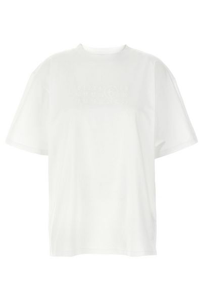 MM6 Maison Margiela Logo Printed Crewneck T-Shirt