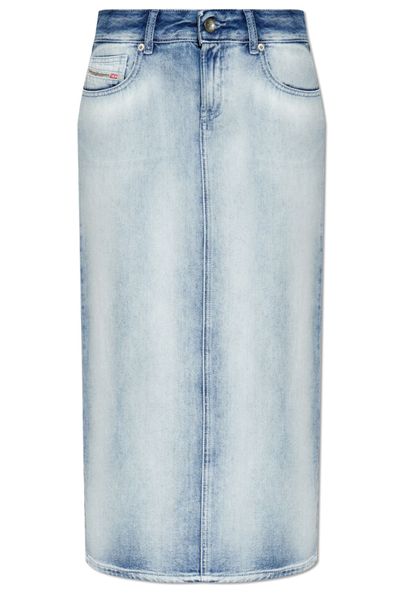 Diesel De Skye Fsi Midi Denim Skirt