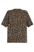 Anine Bing Leopard-Printed Crewneck T-Shirt