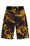 Versace Jeans Couture Barocco-Printed Drawstring Track Shorts