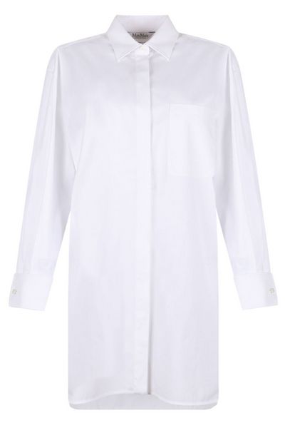 Max Mara Collared Long-Sleeve Shirt Dress