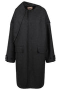 Plan C Felted Drop Shoulder Coat