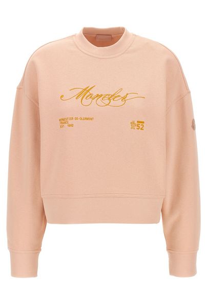 Moncler Logo-Embroidered Crewneck Sweatshirt