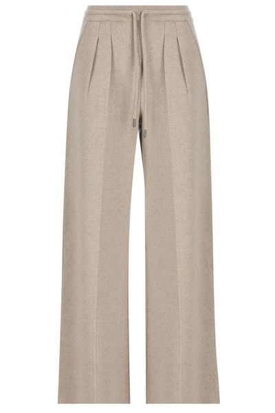 Max Mara Drawtring Pleated Pants