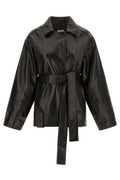Khaite Alder Belted Drop Shoulder Jacket