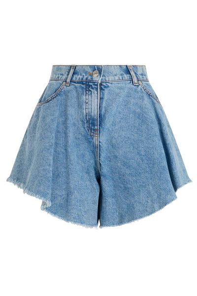 Moschino Flared Denim Shorts
