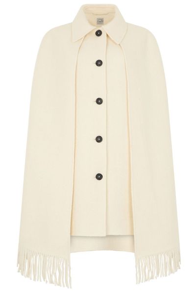 Totême Fringe Petite Cape Coat