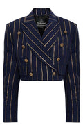 Vivienne Westwood Double Breasted Cropped Blazer