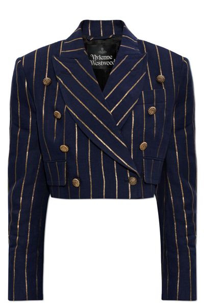 Vivienne Westwood Double Breasted Cropped Blazer