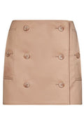 Burberry High-Rise Button Detailed Mini Skirt