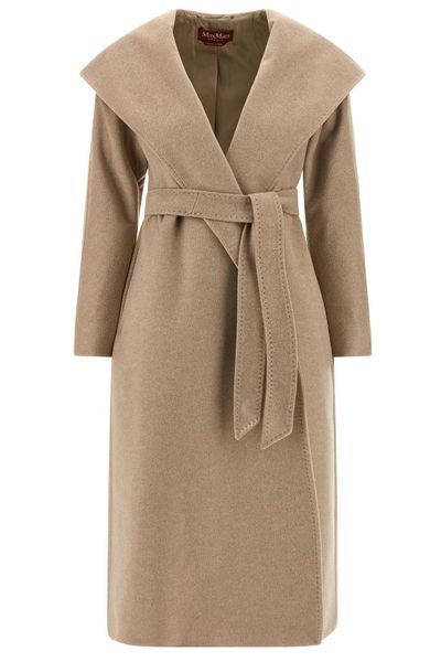 Max Mara Studio Danton Tie-Waisted Coat