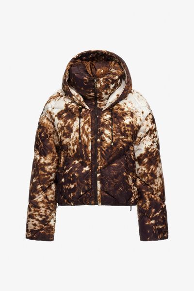 Roberto Cavalli Appaloosa Printed Puffer Jacket