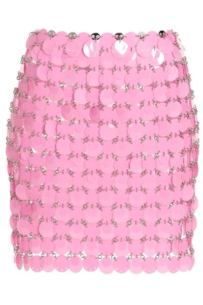Paco Rabanne Chainmail High-Waist Mini Skirt