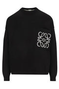 Loewe Logo-Intarsia Crewneck Jumper