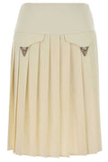Versace Pleated Midi Skirt