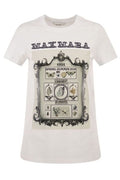 Max Mara Spadino Graphic Printed Jersey T-Shirt