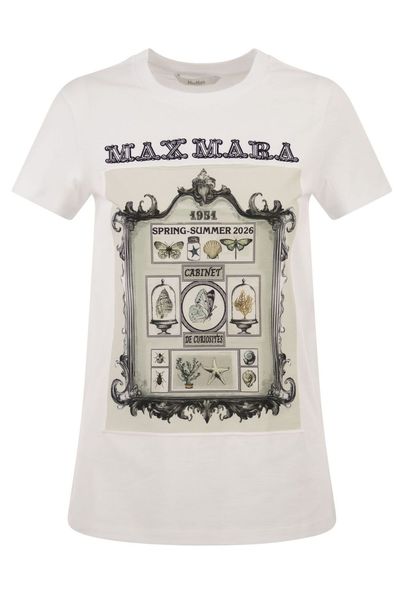 Max Mara Spadino Graphic Printed Jersey T-Shirt