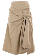 Bottega Veneta Asymmetric Hem Midi Skirt