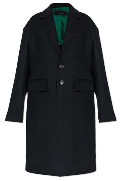 Dsquared2 Long Sleeved Single Breasted Coat