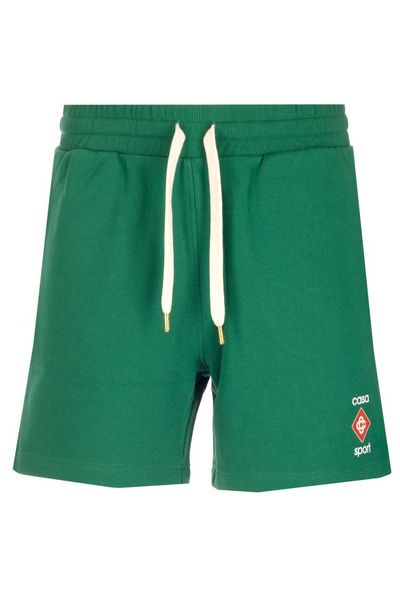 Casablanca Logo Printed Jersey Knit Track Shorts
