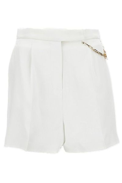 Elisabetta Franchi Chained Detailed Pleated Shorts