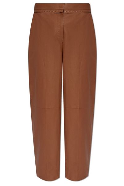 Fendi Stitch Detailed Wide-Leg Trousers