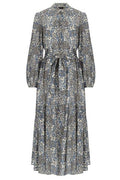 Weekend Max Mara Printed Belted Shirt Dress