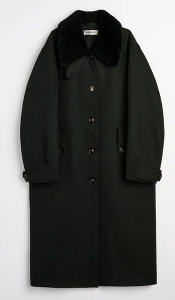 Our Legacy Faux Fur Collar Coat