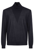 Brett Johnson Sheer Turtleneck Knitted Sweater