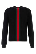 Gucci Web Striped Knitted Jumper